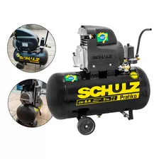 Motocompressor De Ar Pratiko 50 Litros 2,0 Hp Csi 8,6 Schulz