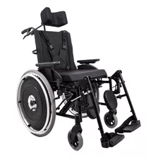 Cadeira De Rodas Reclinável Alumínio Ortomobil Apoio Cabeça