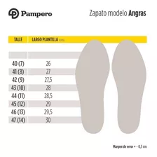 Zapato Belugo Modelo Angras Pampero Gabardina Verano