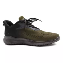 Tenis Sneakers Ferrato Deportivos Hombre Verdes Comodos 