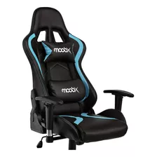 Cadeira Gamer Thunder - Moob Cor Azul Material Do Estofamento Couro Sintético