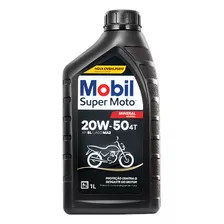 Óleo De Motor Mobil Mineral 20w-50 Para Motos E Quadriciclos