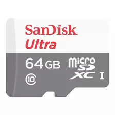 Cartão De Memória Sandisk 64 Gb Compatível C/xiaomi Poco X3