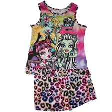 Monster High Shorts Pijama Set