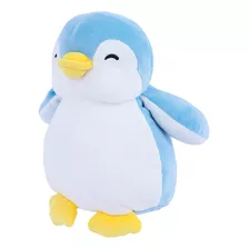 Miniso Peluche De Pinguino Sr. Miniso Felpa Azul 23x12 Cm