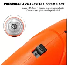 Mini Parafusadeira Furadeira Elétrica Bivolt Com Maleta Cor Laranja Frequência 50hz-60hz 110v/220v