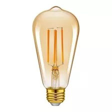 Foco Vintage Led Edison Bulbo 3.6w Luz Cálida 6 Pza Oferta