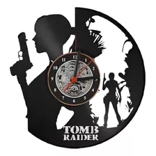 Tomb Raider, Game, Decoração,relógio ,disco De Vinil, Retrô