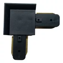 Plug Conector Emenda Trilho Eletrificado 90 L Preto Galaxy 1