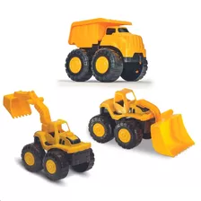 Trator Caminhao Mini Constructor Basculante Cx Bs Toys