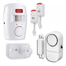 Alarme Residencial Sensor De Presença + Alarmes Porta Janela