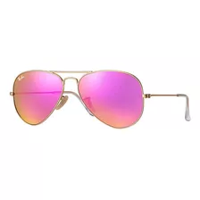 Ray Ban Rb3025n Piloto Aviado Dorado Rosa Espejo