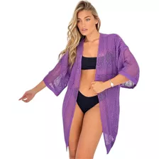 Kimono Saco Calado Mujer - Asia - Chuva Ropa