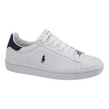 Tenis Casual Urbano Hpc Polo 313 Blanco Hombre Original Msi