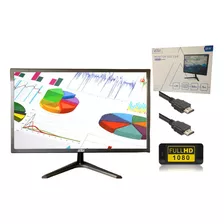 Monitor Led Full Hd 23.6 Polegadas Hdmi Vga 110/220 Bivolt Cor Preto 110v/220v