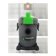 Saco Coletor De Pó Aspirador Soteco Ecoclean Ap120 Kit 15 Un