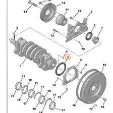 Reten De Cigüeñal Peugeot Motor 1.6 16v Ec5 Lado Volante