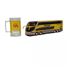 Miniatura Ônibus Itapemirim Tribuss G7 Dd 4 Eixos +caneca.