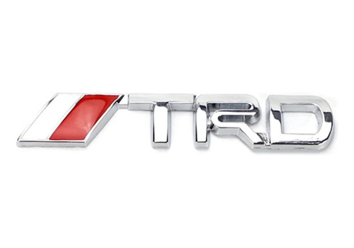 Emblema Toyota Trd Metalico Cromado Baul Turbo Hilux Prado Foto 2