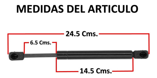 97-01 Mercury Mountaineer Pistones Hidraulicos Cofre 2 Pieza Foto 2