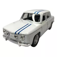 Carrinho Carro Coleção Renault R8 1960 Miniatura Ferro 