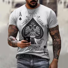 Camiseta Casual De Estilo Urbano Con Personalidad De Spade A