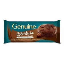 Barra De Chocolate Cobertura Ao Leite 2,1kg - Genuine