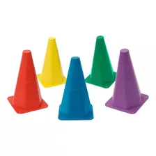 Kit 10 Cones De Agilidade 19 Cm Treinamento Funcional