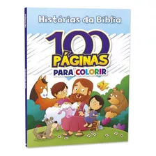100 Páginas Para Colorir Da Histórias Da Bíblia - Livro Físico Infantil 