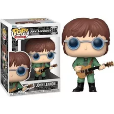 Funko Pop John Lennon #246 Con Guitarra Y Chamarra Militar