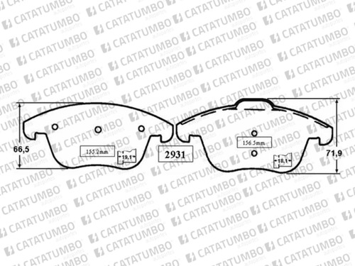 Pastillas De Freno Delanteras Para Xc70 3.2 B6324s 2009 2013 Foto 2