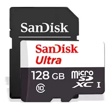 Cartão Memória Micro Sd Sandisk 128gb Classe10ultra Original