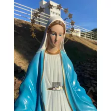 Nossa Senhora Das Graças 50cm / Gesso Maciço C/ Auréola