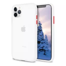 Funda Para iPhone 11 Pro Max Peach Garden Blanco Antishock