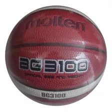 Balón De Básquetbol Molten Fiba Bg3100 Nº 7 Color Tamaño 4 Para Adultos De Interior