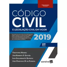 Livro Código Civil E Legislação Civil Em Vigor - 37ª Edi