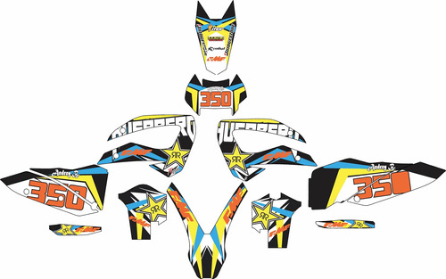 Personalizacion Ktm Exc, Honda Crf, Tornado, Full Wrapping, Foto 9