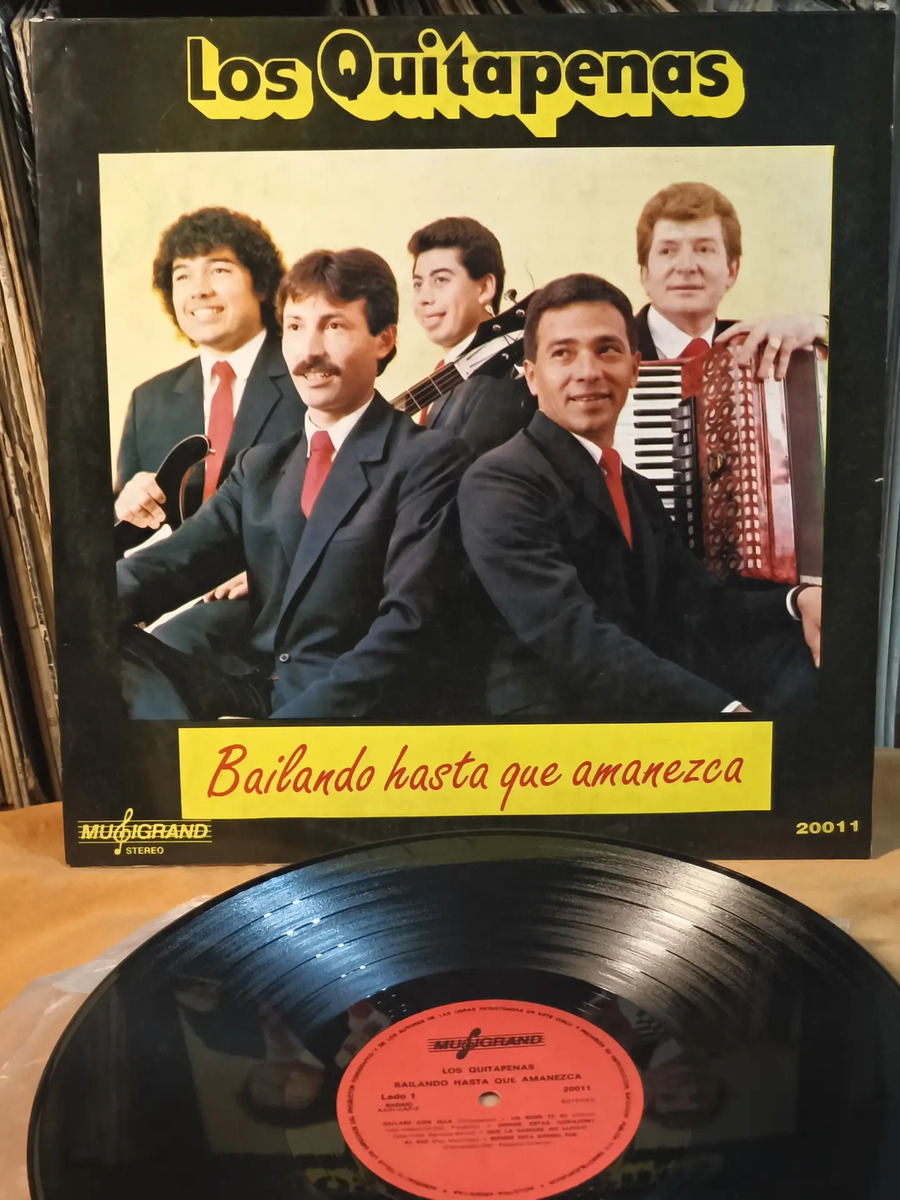 Los Quitapenas - Bailando hasta que amanezca - vinilo 1990
