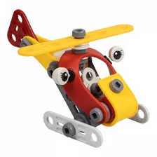 Rescue Kit Brinquedo 2 Em 1 De Montar 57 Pçs Colorido Playdu