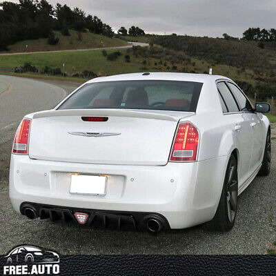 Fits 12-14 Chrysler 300 Srt Rear Bumper Diffuser Lip Low Zzi Foto 3