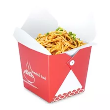 Embalagem Box Para Yakisoba Oriental - 500ml Ou 850ml C/100