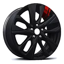 Rin 17x7 Deportivo Negro Detalle Rojo Tracker 2021-2024