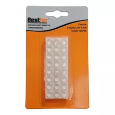 Adesivo Anti Impacto 24 Peças Gota Silicone 8mm Mesa Vidro