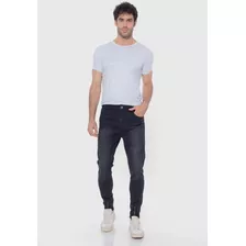 Calça Jeans Masculina Lycra Com Zíper Premium Lançamento