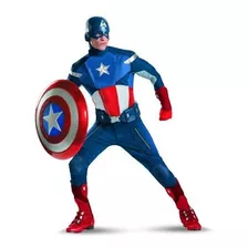 Adultos Traje De Teatro Vengadores Disfraz Capitán América.