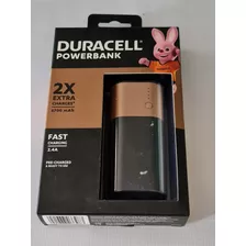 Bateria Externa Powerbank Duracell 2x 6700 Mah Usb Fast