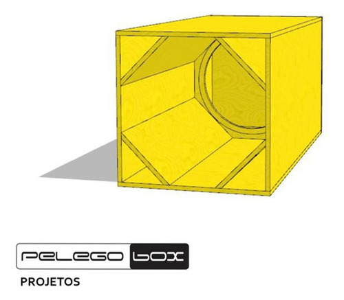 PROJETO 3D PARA FABRICAR CAIXA DE SOM PAREDÃO DUTO TRIÂNGULO 6