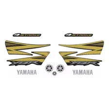 Kit Adesivos Yamaha Ybr 125 2006 Preta Cor Padrão