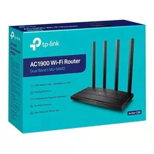 Access Point, Roteador Tp-link Archer C80 V1 Preto 220v