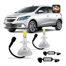 Kit Lampada Super Led Farol Milha Onix Prisma 2013 Até 2018